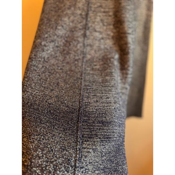 VERONICA BEARD FOLEY SLEEVELESS METALLIC FLARE MIDI DRESS sz M - Picture 9 of 11